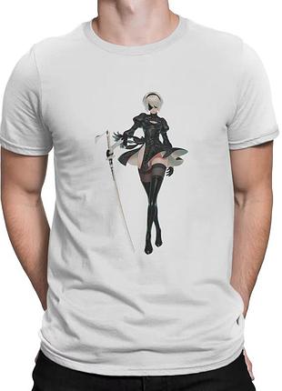 Футболка с принтом "nier: automata" 10