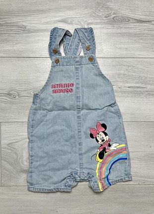 Літній джинсовий комбінезон minnie mouse primark