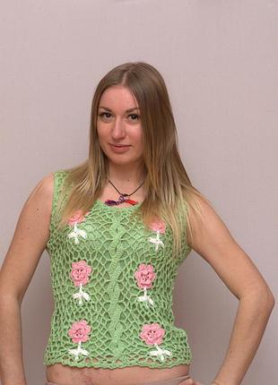 Майка женская "вязка" lfxl
