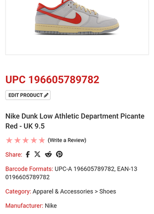Кроссовки nike dunk low 85