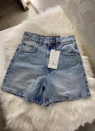 Джинсовые шорты zara