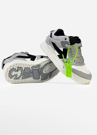 Off-white sponge mid top white/grey🇻🇳 3