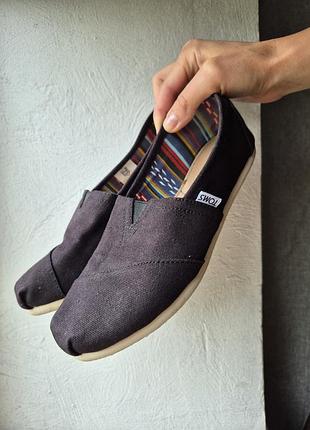 Чорні еспадрильї toms 37 р