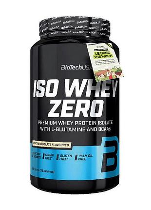 Изолят протеина biotech iso whey zero 908 г black biscuit | для роста мышц