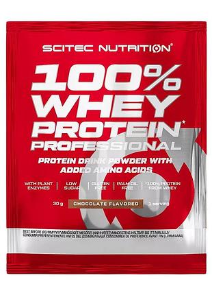 Протеїн scitec nutrition 100% whey protein professional 30 г ice coffee | сироватковий білок