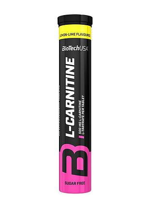 L-карнитин biotech effervescent l-carnitine 500 mg 20 таб lemon | для жиросжигания