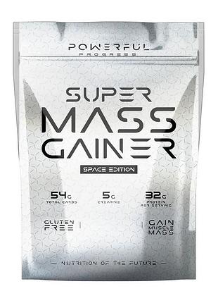 Гейнер powerful progress super mass gainer 1 кг banana | для набора массы