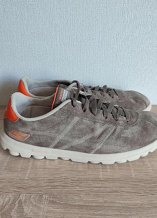 Замшеві легкі жіночі кросівки skechers 38-39р. 25 см.