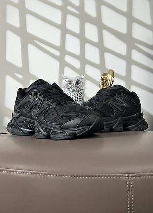 Мужские кроссовки new balance 9060 all black