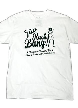 Футболка td tap rack bang tee white