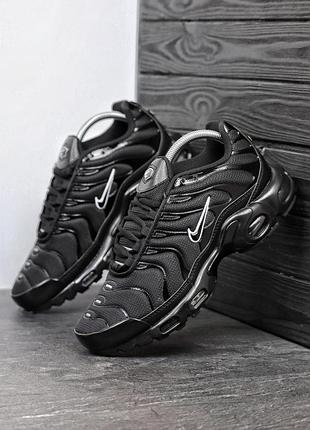 Nike air max plus tn 41 42, nike, кроссовки, мужской, черный 43