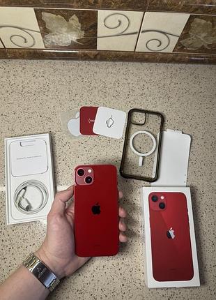 Iphone 13 256gb|гарантія|айфон 13 256гб 84% акб|айфон|iphone| product red + коробка
