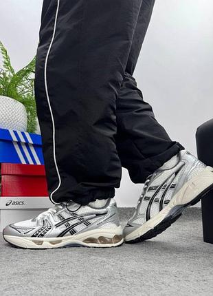 Чоловічі кросівки asics gel kayano 14 white silver / smb+ 🔗