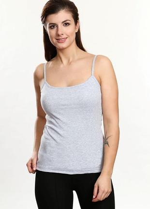Сіра майка-топ sonia бавовна тмviolana, польща 2xl