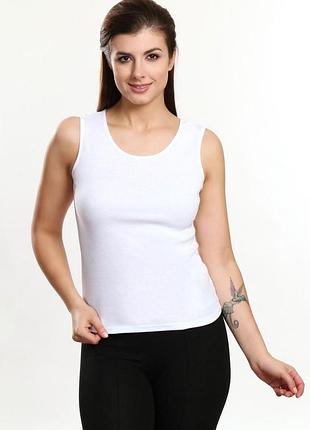 Edyta белый хлопок майка тмviolana, польша 3xl