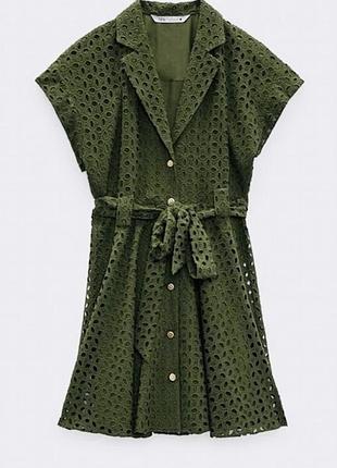 ✅красивое платье👗прошва zara💯 2