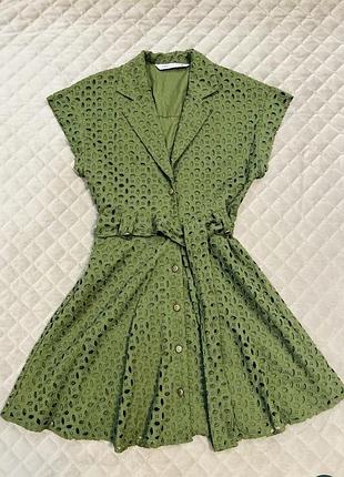 ✅красивое платье👗прошва zara💯 4