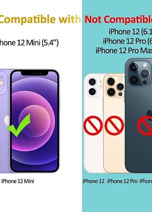 Панель losvick для iphone 12 mini с сердечками 2
