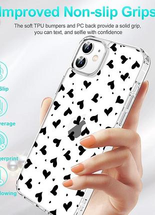 Панель losvick для iphone 12 mini с сердечками 5