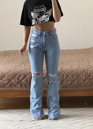 Жіночі прямі джинси pull&bear
