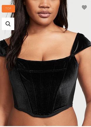 Красивий велютовий корсет від victoria’s secret