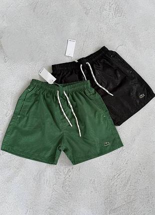 Чоловічі пляжні шорти lacoste green