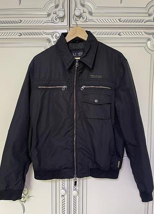 Куртка бомбер armani jeans оригінал made in italy розмір m-l