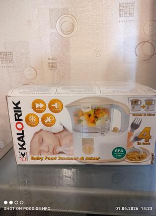 Чаша, нож, крышка для пароварки-блендера kalorik dg 1000 mb (на запчасти)