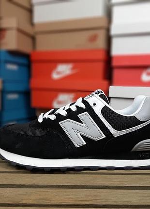 Чоловічі кросівки new balance 574 чорні