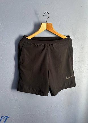 Nike pro шорты мужские s черные dri-fit оригинал