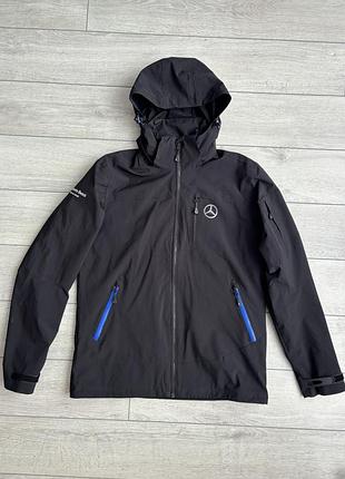 Черная мужская куртка мерседес бенц mercedes-benz jacket black size m размер оригинал
