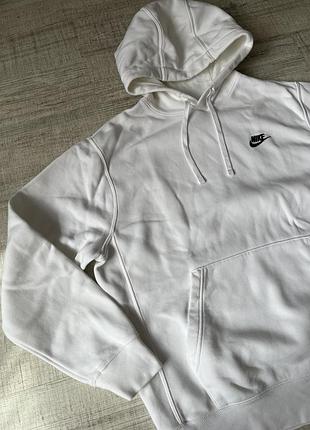 Чоловіча біла худі nike 5