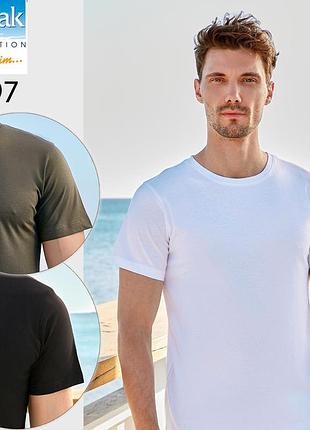 Мужская белая футболка berrak 4097 xl, хаки