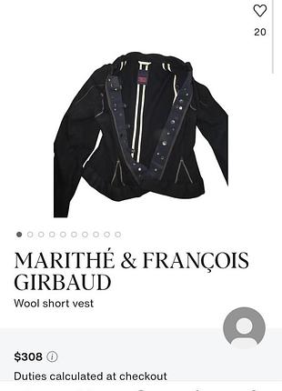 Matthew frangois girbaud шерстяной винтажный жакет