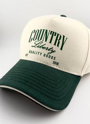 Кепка бейсболка country liberty из натурального итальянского льна (на липучке, держит форму) мужская/женская