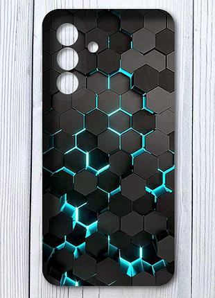 Чехол на samsung galaxy a17 5g соты 3d (принт 357)
