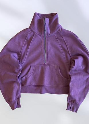 Кофта lululemon zip 1/3 hoodie спортивна худі/балахон/товстовка/світшот