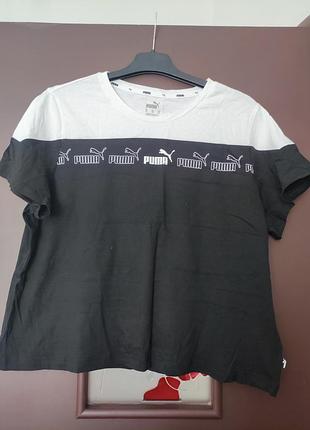 Черный футболка puma размер xl
