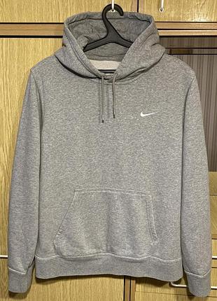 Худі на флісі nike nsw club fleece grey.оригінал.