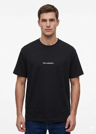 Футболка мужская karl lagerfeld kl-3047 black 2xl