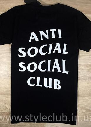 Футболка anti social social club бирки a.s.s.c. m