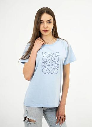 Футболка женская loewe tisort 475-51211-1 blue xl