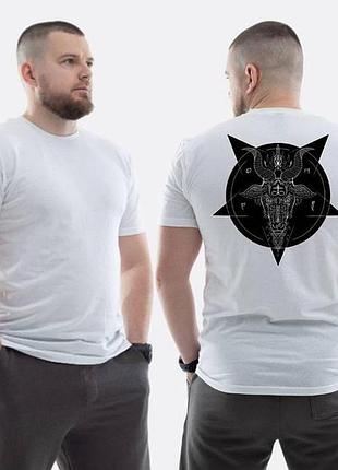 Футболка loys зсу з принтом бафомет пентограма xs