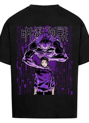 Футболка loys з принтом y2k jujutsu kaisen x cursed spirit xs