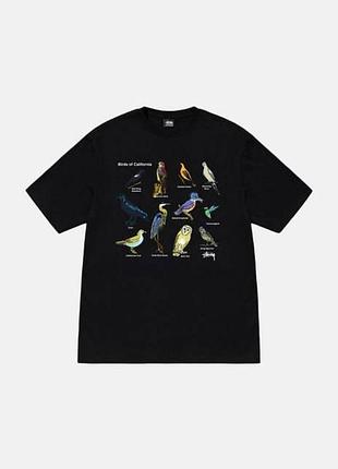 Футболка loys повсякденна stussy california-birds black xs