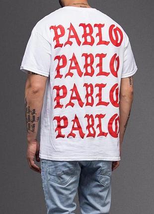 Футболка i feel like pablo мужская белая s
