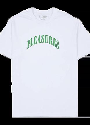 Біла футболка loys pleasures pleasures surprise t-shirt білі футболки унісекс xs