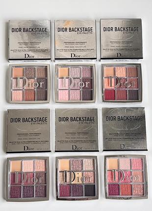 Палетка теней для век dior backstage eye palette