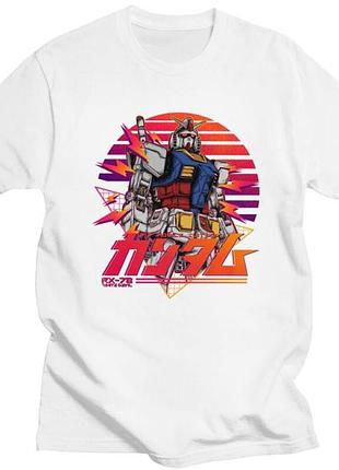 Футболка белая loys аниме rx-78 m