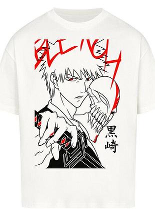 Футболка біла loys kurosaki hollow mask